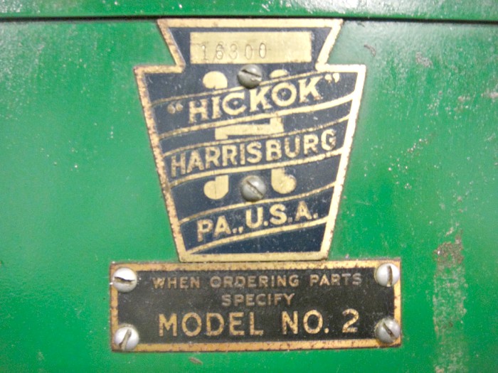 Hickok Double Corner Rounder (Used) Item # UE-050420J (North Carolina)