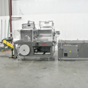 Kallfass Universa 400 NT Automatic Side Sealer Shrink Wrap Machine & In-Feed (Used) Item # UE-050520H (North Carolina)