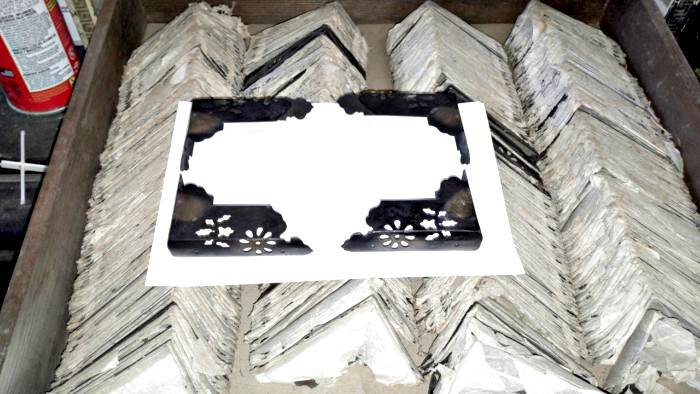 Picture Framing Equipment Lot: Jyden Chopper, Lion #4 Miter Trimmer, Decorative Corners (Used) Item # UE-051420C (California)