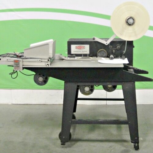 Scott Loose Leaf Sheet Reinforcing Machine with Feed Attachment (Used) Item # UE-050620A (North Carolina)