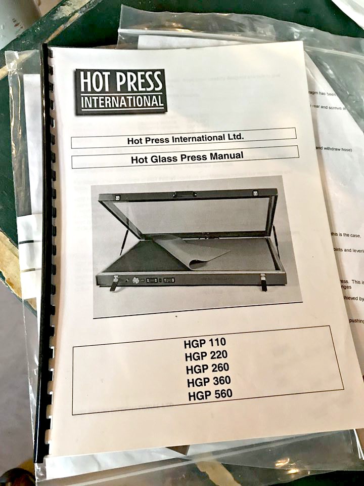 Drytac / Tullis Russell HGP 360 Hot / Cold Glass Vacuum Press (used) Item # UE-062620A (MO)