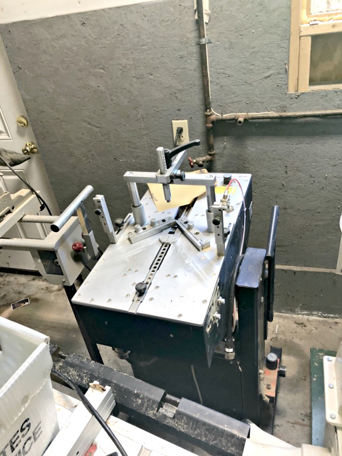 Picture Framing Equipment Lot:  Woodmaster W-172 Planer / Molder Machine, Fletcher AMP U500 Joiner, Fletcher T-400 Saw (Used) Item # UE-060120B (New Hampshire)