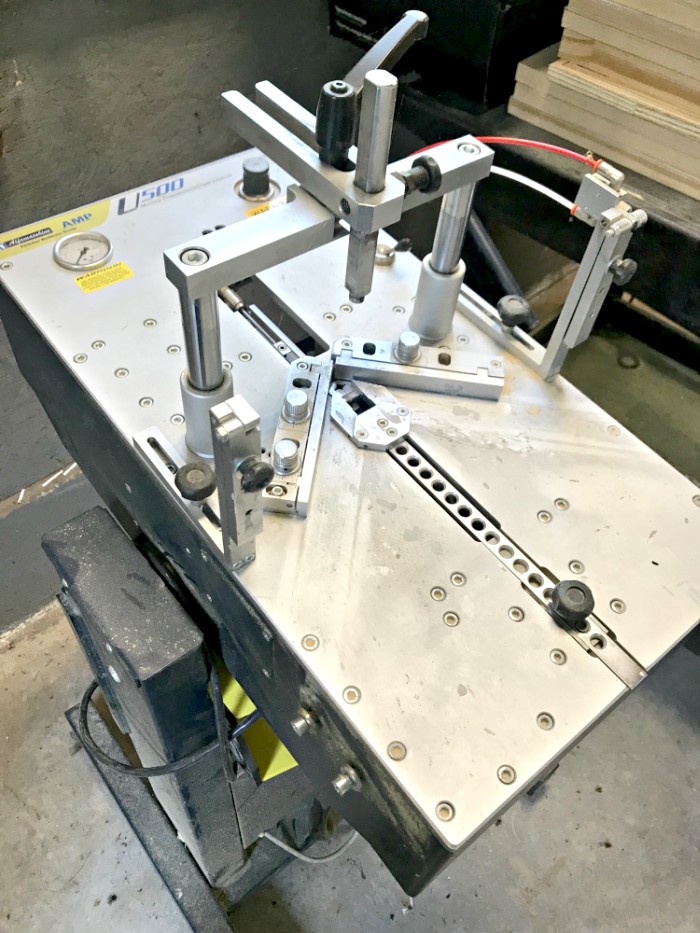 Picture Framing Equipment Lot:  Woodmaster W-172 Planer / Molder Machine, Fletcher AMP U500 Joiner, Fletcher T-400 Saw (Used) Item # UE-060120B (New Hampshire)