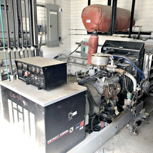 Genset 46kva Natrual Gas (Used) Item # UE-061120I (Canada)