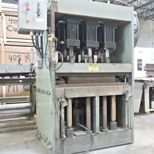 Hydraulic Press w/ FLECK BROS Hydraulic Power Pack Pump Unit (Used) Item # UE-061920H (Canada)