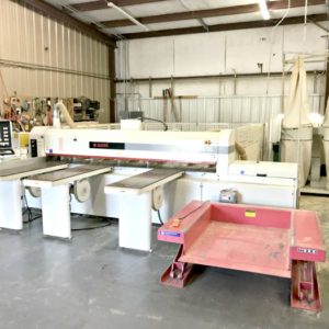 Equipment Lot: SCMI Sigma 65 Horizontal Beam CNC Panel Saw, Brevetti Prisma Maxi Miter Saw, GBC Pro Tech Orca I Wide Format Laminator (Used) Item # UE-060920C (North Carolina)