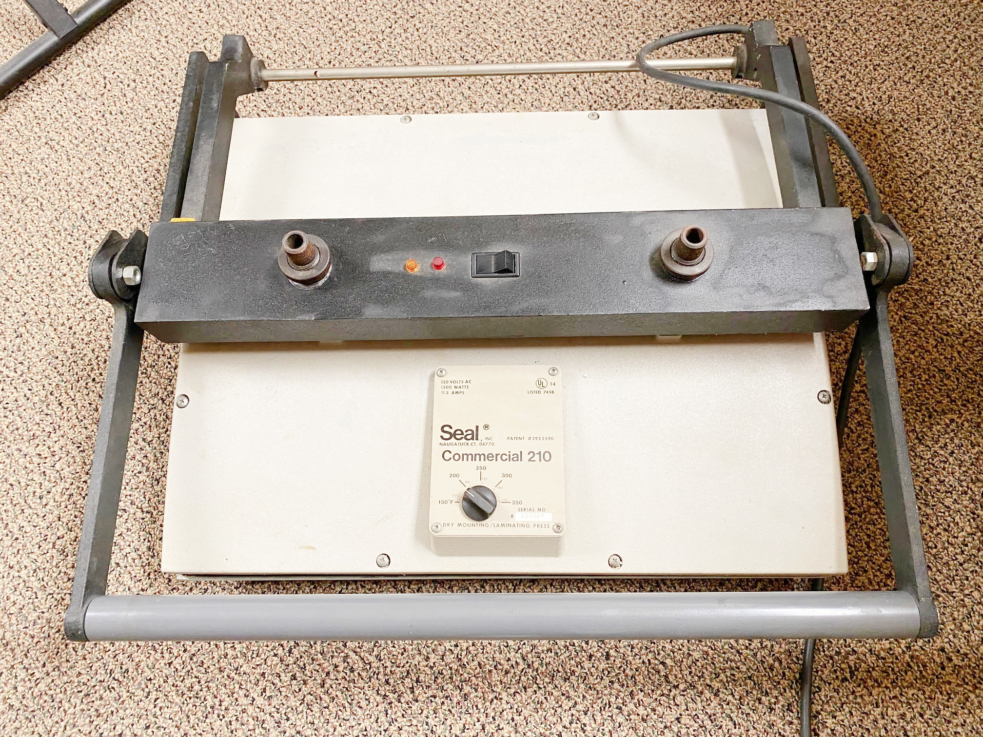 Picture Framing Equipment Lot: Phaedra Miter Grids, ITW AMP Disc Sander, Seal 210 Press  (used) Item # UE-061220B (Tennessee)