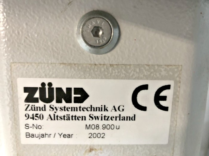 Zund M-800 Rubber Cutting Plotter (used) Item # UE-060520B (Canada)