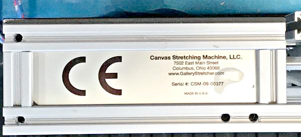 Gallery Stretcher 96″ Canvas Stretching Machine (Used) Item # UE-070320A (California)