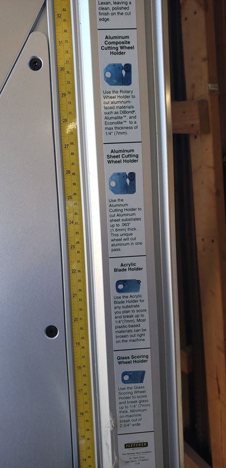 Fletcher FSC 65″ Multi Material Substrate Cutter (used) Item # UE-070420A (FL)