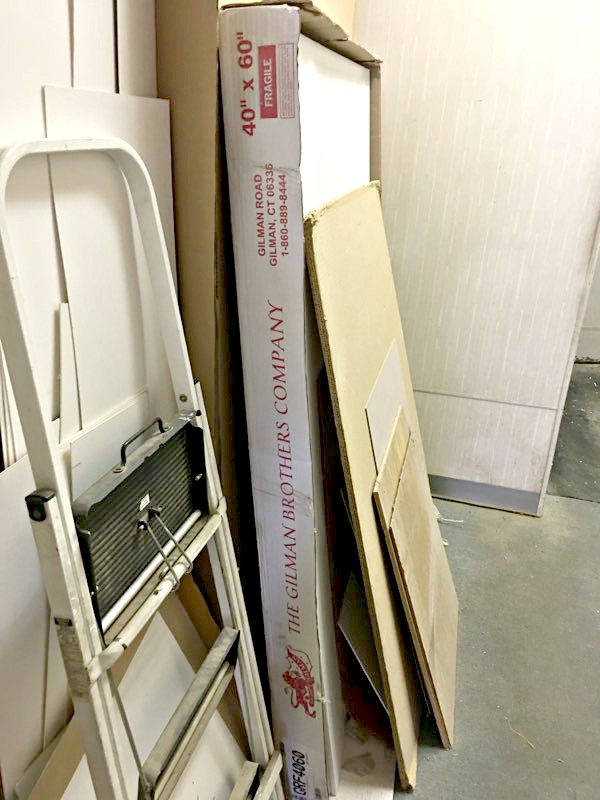 Picture Framing Equipment Lot: Fletcher Terry 2200 Mat Cutter for Sale, Fletcher Terry 3000 Multi Material Cutter, Seal 500T-X Press, Assorted Supplies (used) Item # UE-072720B (New York)