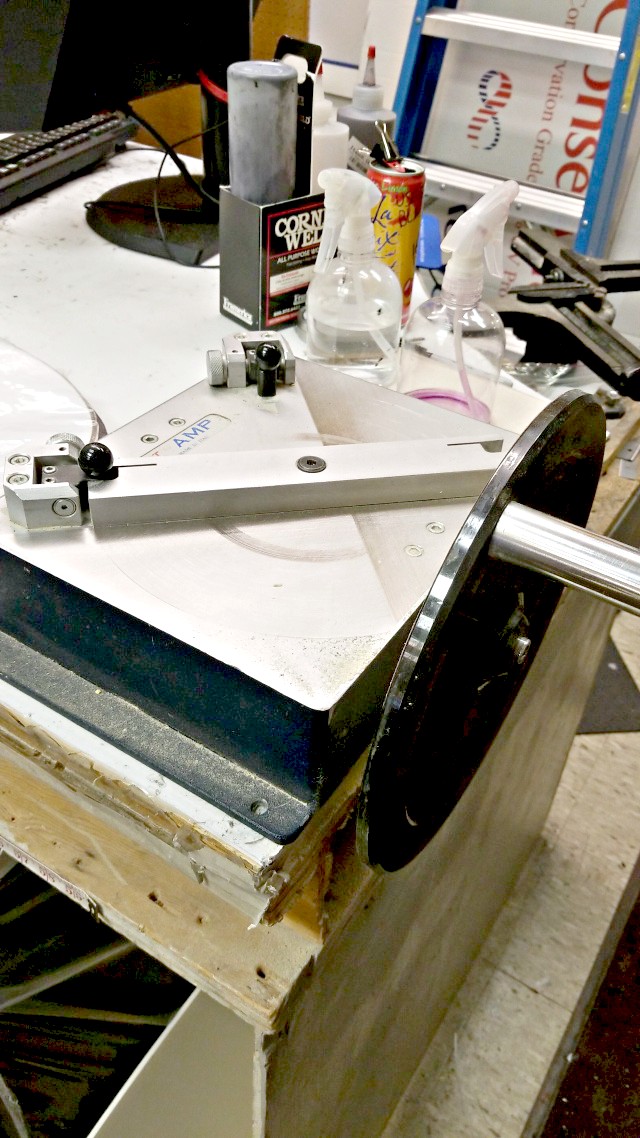 Picture Framing Equipment Lot: Cassese CS89 Frame joiner Vnailer Underpinner for Sale, ITW AMP Miter Disc Sander, Jun Air Compressor(used) Item # UE-072420A (Ohio)