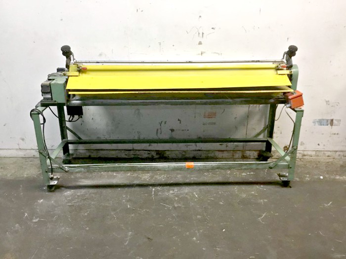 Potdevin Z60 Cold Gluer & Potdevin W70 Rotary Press (used) Item # UE-070620G (Tennessee)