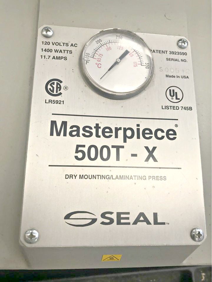 Seal Masterpiece 500T-X Mechanical Heat Press (used) Item # UE-070820A (North Carolina)