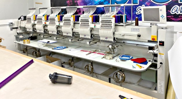 Tajima Model K1506C Multi-head Embroidery Machine (used) Item # UE-071320A (New York)