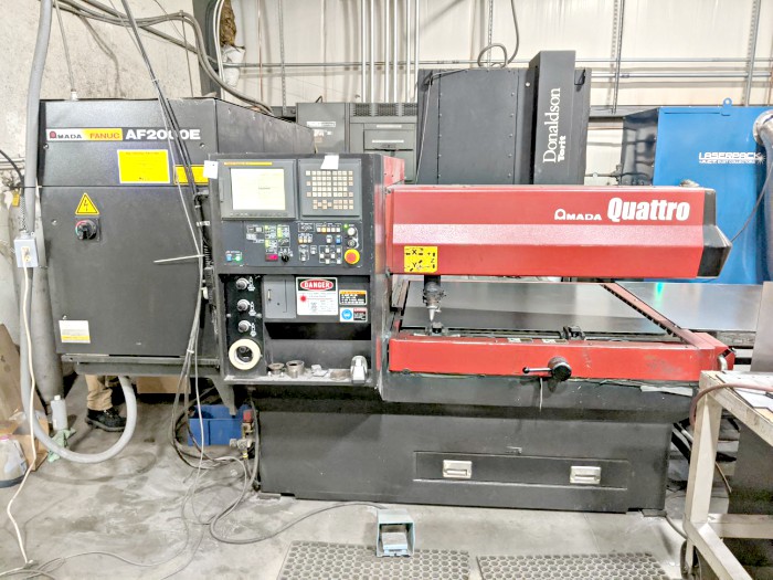 Amada Quattro CNC Laser Machine (Used) Item # UE-081020E (Arizona)