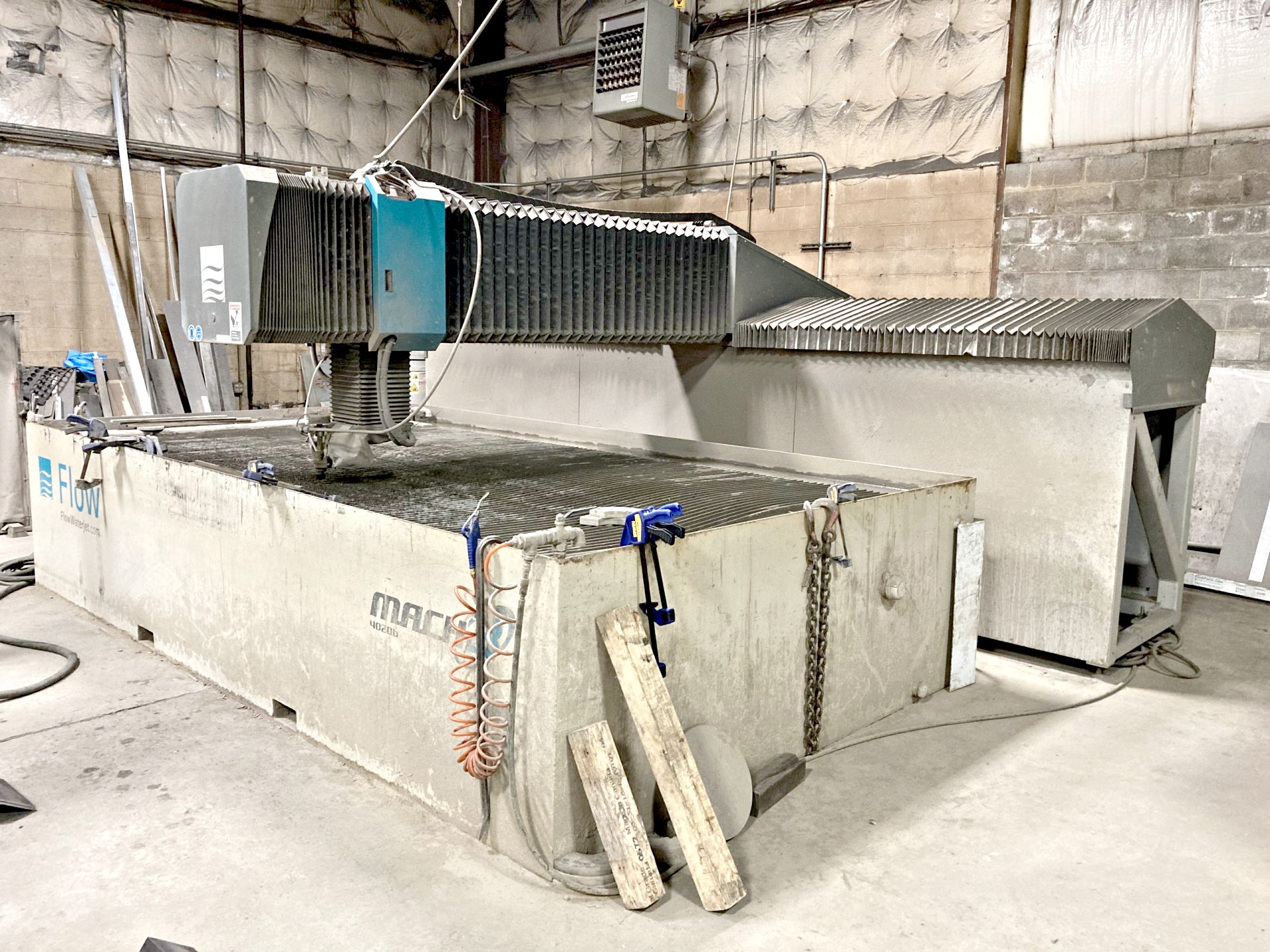 Flow Mach 3 4020b Dynamic Head CNC Waterjet Machine (Used) Item # UE-082620A (Arizona)