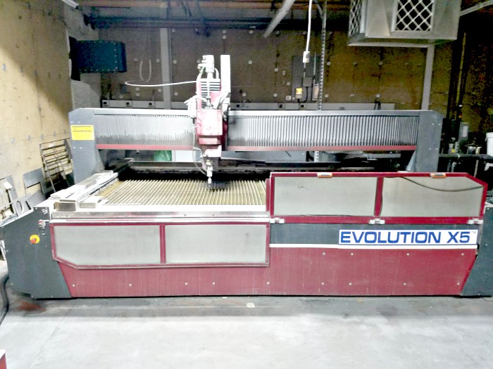 Mitsubishi Evolution X5 CNC Waterjet Machine (Used) Item # UE-082620B (Arizona)