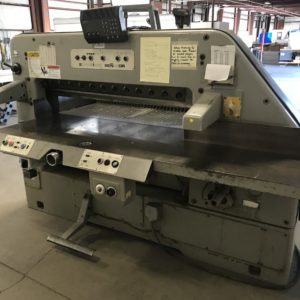 Schneider Senator 132 Paper Guillotine Cutter / Shear (Used) Item # UE-081220B (Michigan)