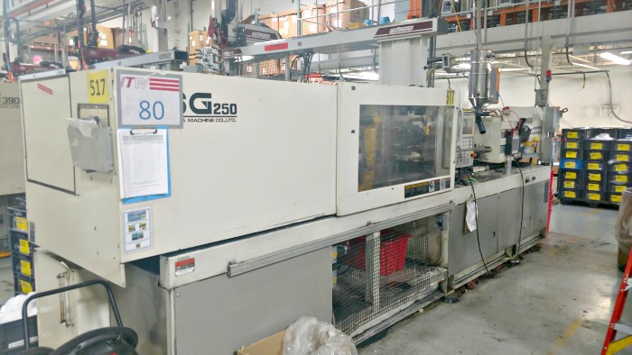 Toshiba ISG250NV10-10Y Injection Molding Machine (Used) Item # UE-080420E (Arizona)
