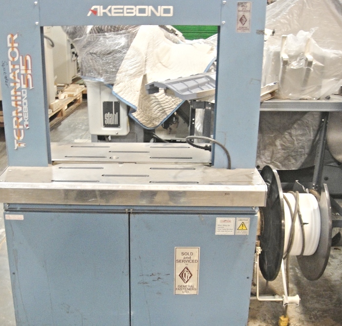 Akebono 515 Strapping Machine (Used) Item # UE-091520B (North Carolina)