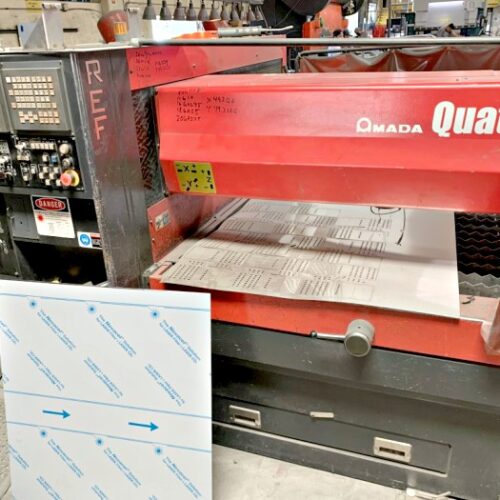 Amada Quattro CNC Laser Machine (Used) Item # UE-090820H (Arizona)