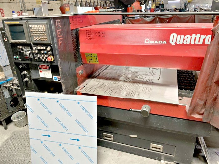 Amada Quattro CNC Laser Machine (Used) Item # UE-090820H (Arizona)
