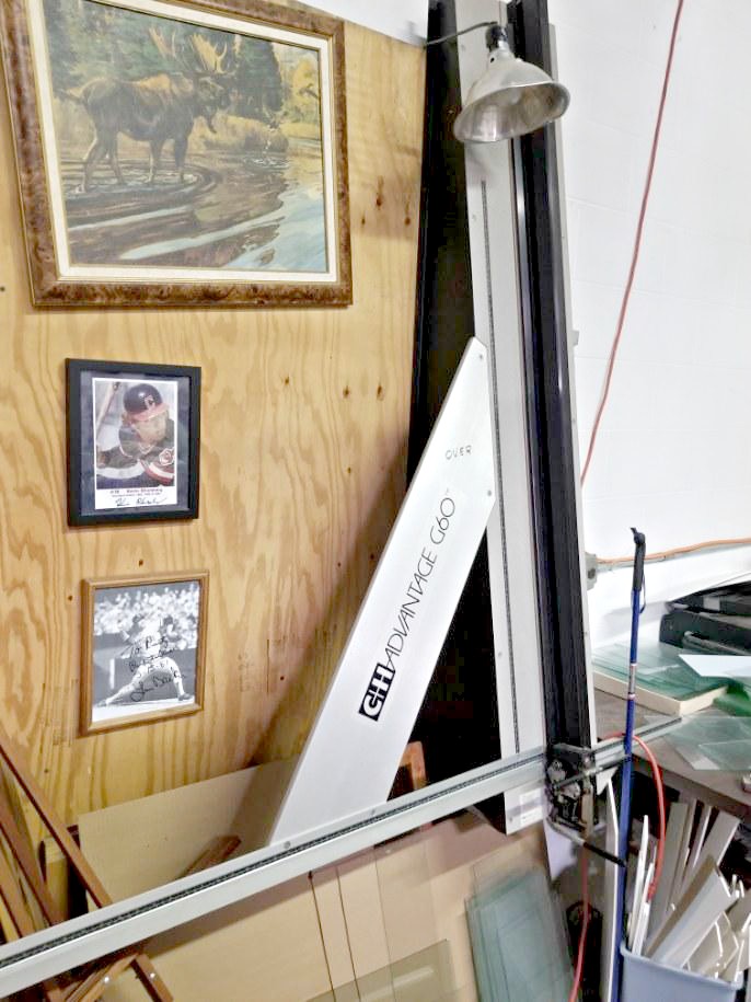 Picture Framing Equipment Lot: Seal Masterpiece Press, Milwaukee Saw, Logan Mat Cutter, & Supplies (Used) Item # UE-091620E (Ohio)