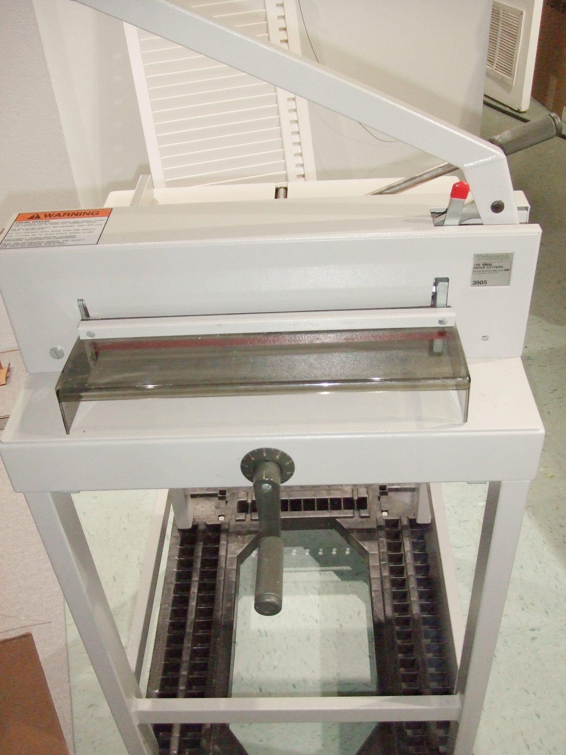 Equipment Lot: Vacuseal 4468H Vacuum Dry Mount Press, Triumph Ideal Paper Cutter & Hermes Engraver (used) Item # UE-091520D (Florida)