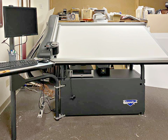Picture Framing Equipment Lot: Wizard 9000 Mat Cutter & Mitre Mite VN42 Vnailer (used) Item # UE-090120C (California)