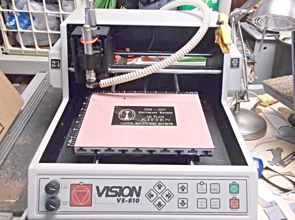 Used Vision VE810 Laser Engraver for Sale, Machinery