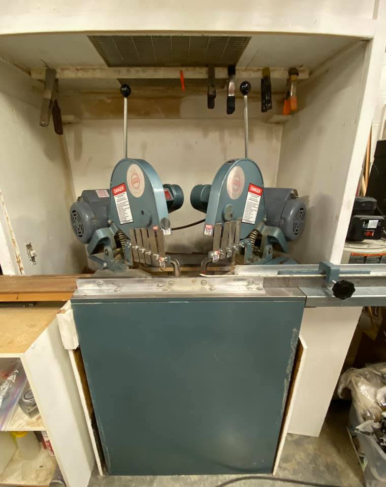 Used CTD D20 D20R Double Miter Saw , Fletcher 3000