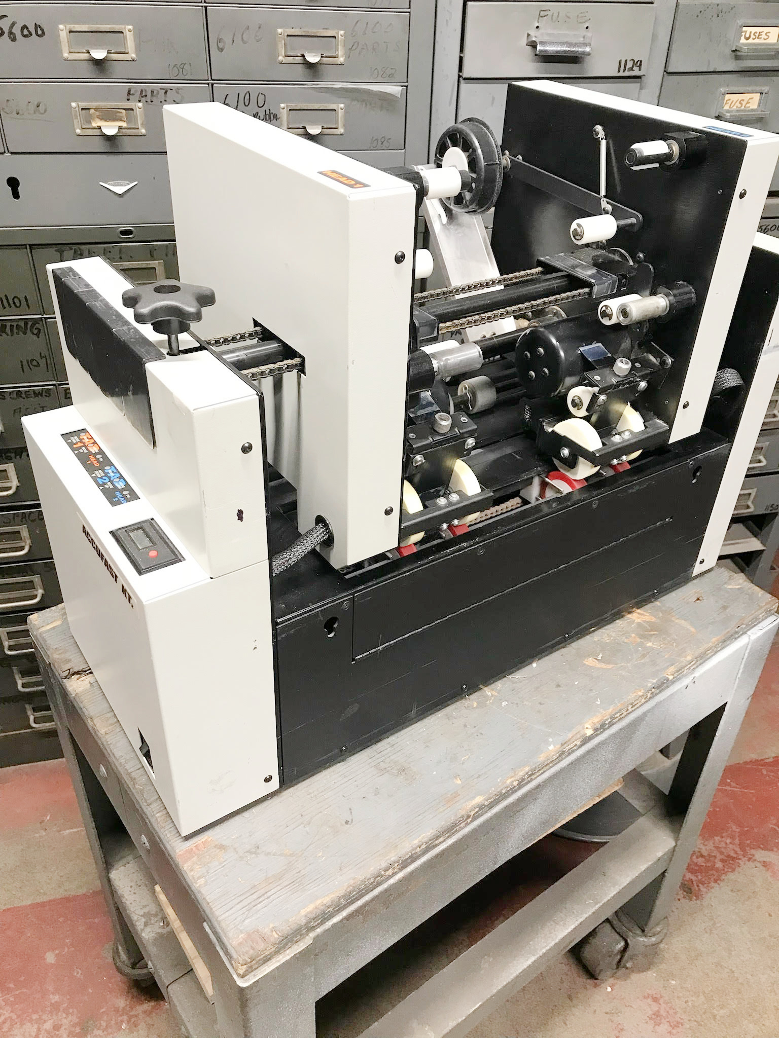 Equipment Lot: Accufast XL Labeler with Stamp Affixer & Accufast KT with FX (Refurbished) Item # UE-011122A (New Hampshire)