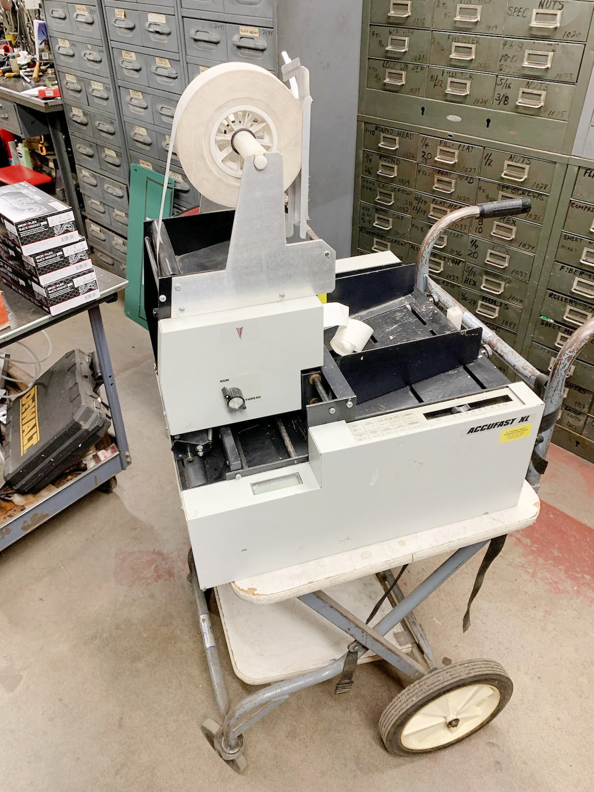 Equipment Lot: Accufast XL Labeler with Stamp Affixer & Accufast KT with FX (Refurbished) (Used) Item # UE-011122A (New Hampshire)