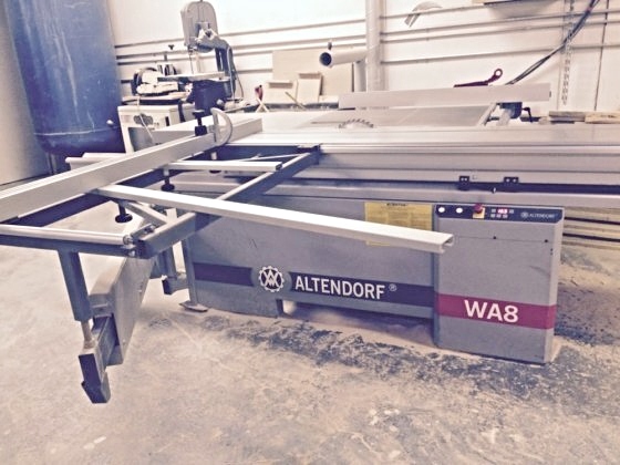 Altendorf WA-8 10′ Sliding Table Panel Saw (Used) Item # UE-050721E (New York)