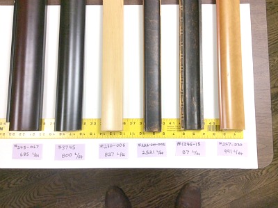 Discounted Clearance Assorted Wood Picture Frame Moulding for Picture Framing & Mirrors (used) Item # UE-012022O (Kentucky)