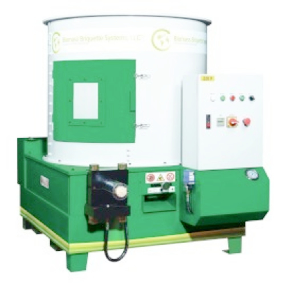 Biomass BP-100 Automatic Hydraulic Briquette Press (Used) Item # UE-011422H (Pennsylvania)