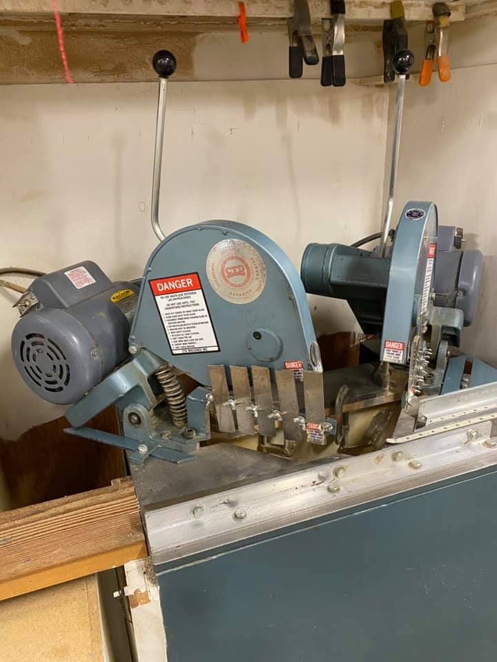 CTD D20 Double Miter Saw & Delta Dust Collector , Fletcher 3000 (used) Item # UE-021921E (California)