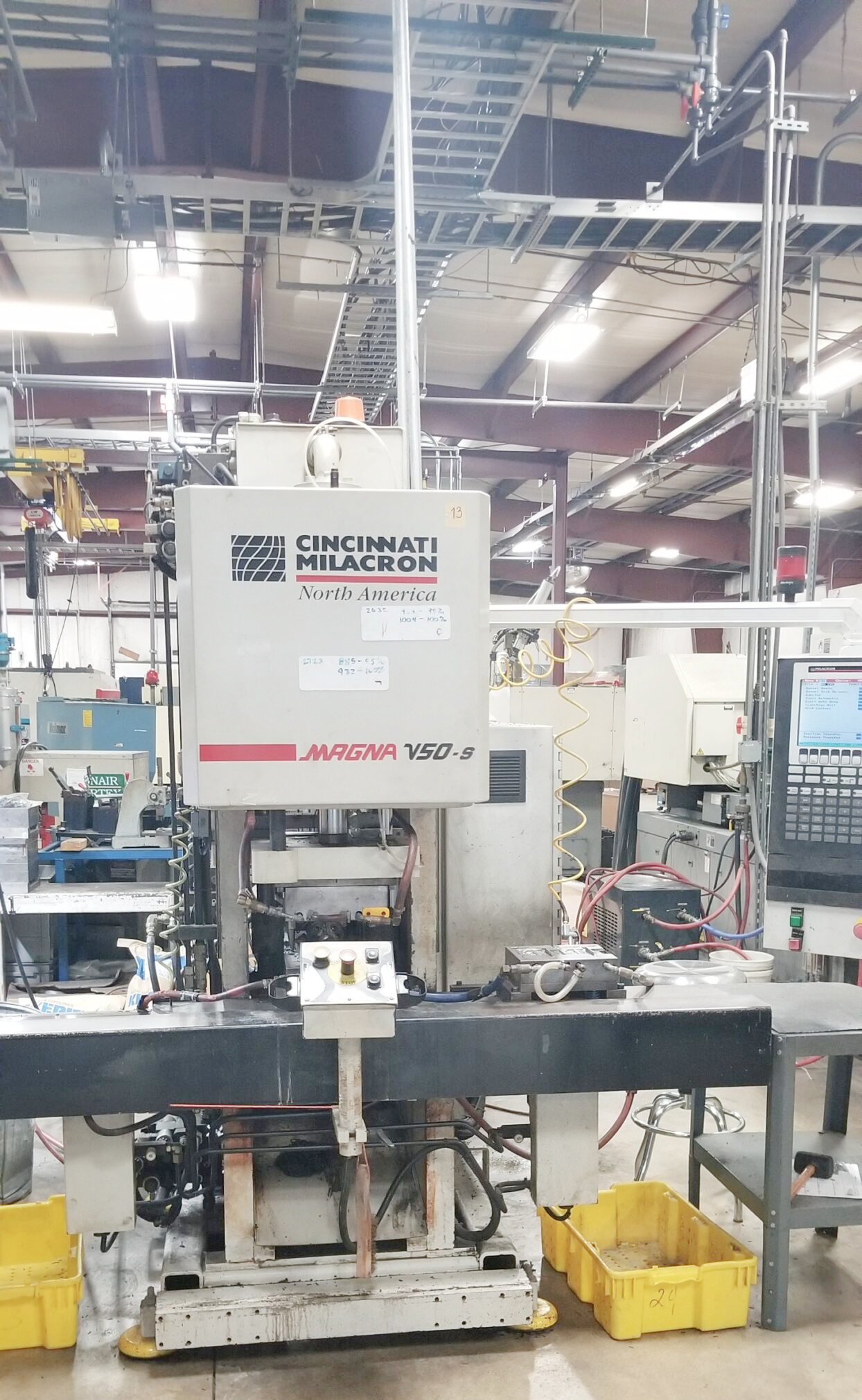 Cincinnati Milacron V50 Vertical Injection Molding Machine (used) Item # UE-012022J (Arizona)
