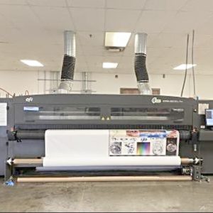 EFI-VUTEk GS3250 LX Pro UltraDrop Flatbed Printer (used) Item # UE-050321G (Ohio)