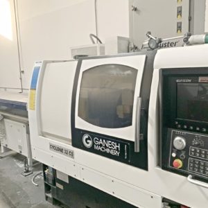 Ganesh Cyclone 32 CS CNC Swiss Lathe (Used) Item # UE-032521A (Arizona)
