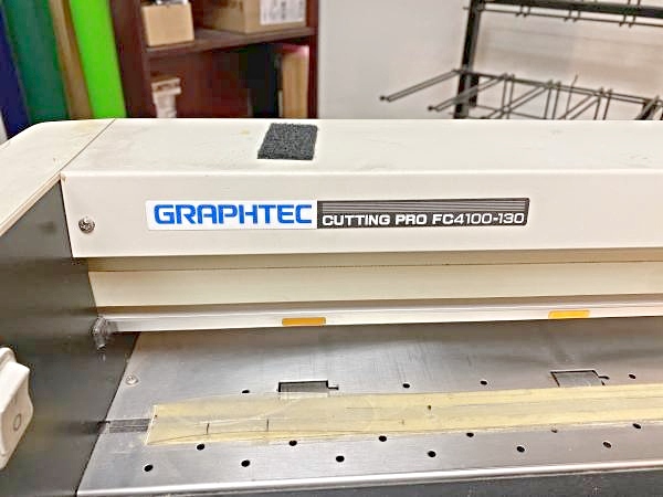 Printing Equipment Lot: Graphtec FC4100-130 Vinyl Cutter, Gerber EDGE 2 Digital Printer & ONYX Rip Center (Used) Item # UE-051121B (California)