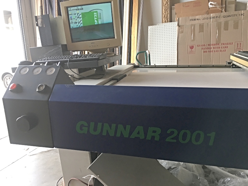 Gunnar 2001 CMC Mat Cutter (used) Item # UE-020821B (California)