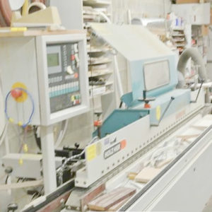 Holz-her 1435 SE PLC Edgebander (used) Item # UE-011222G (Northeast, USA)