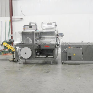 Kallfass Universa 400 NT Automatic Side Sealer Shrink Wrap Machine & In-Feed (used) Item # UE-012622A (North Carolina)