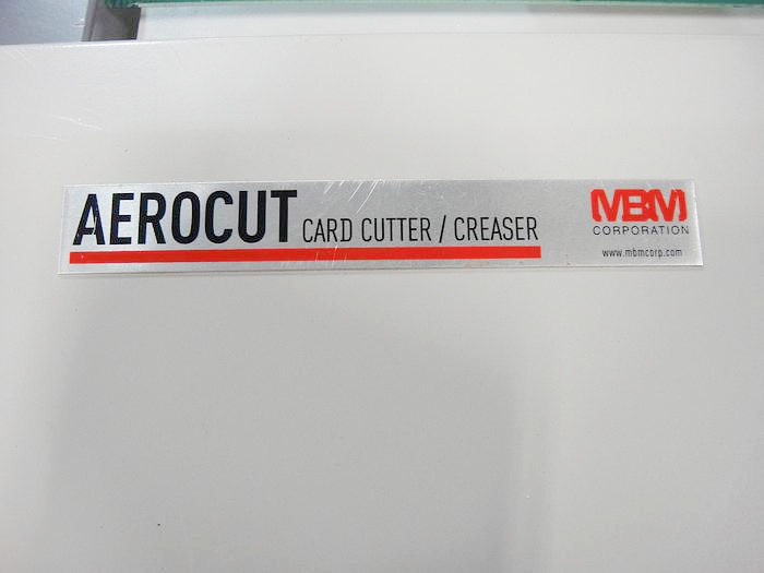 MBM Aerocut Card Cutter / Creaser (used) Item # UE-011722B (North Carolina)