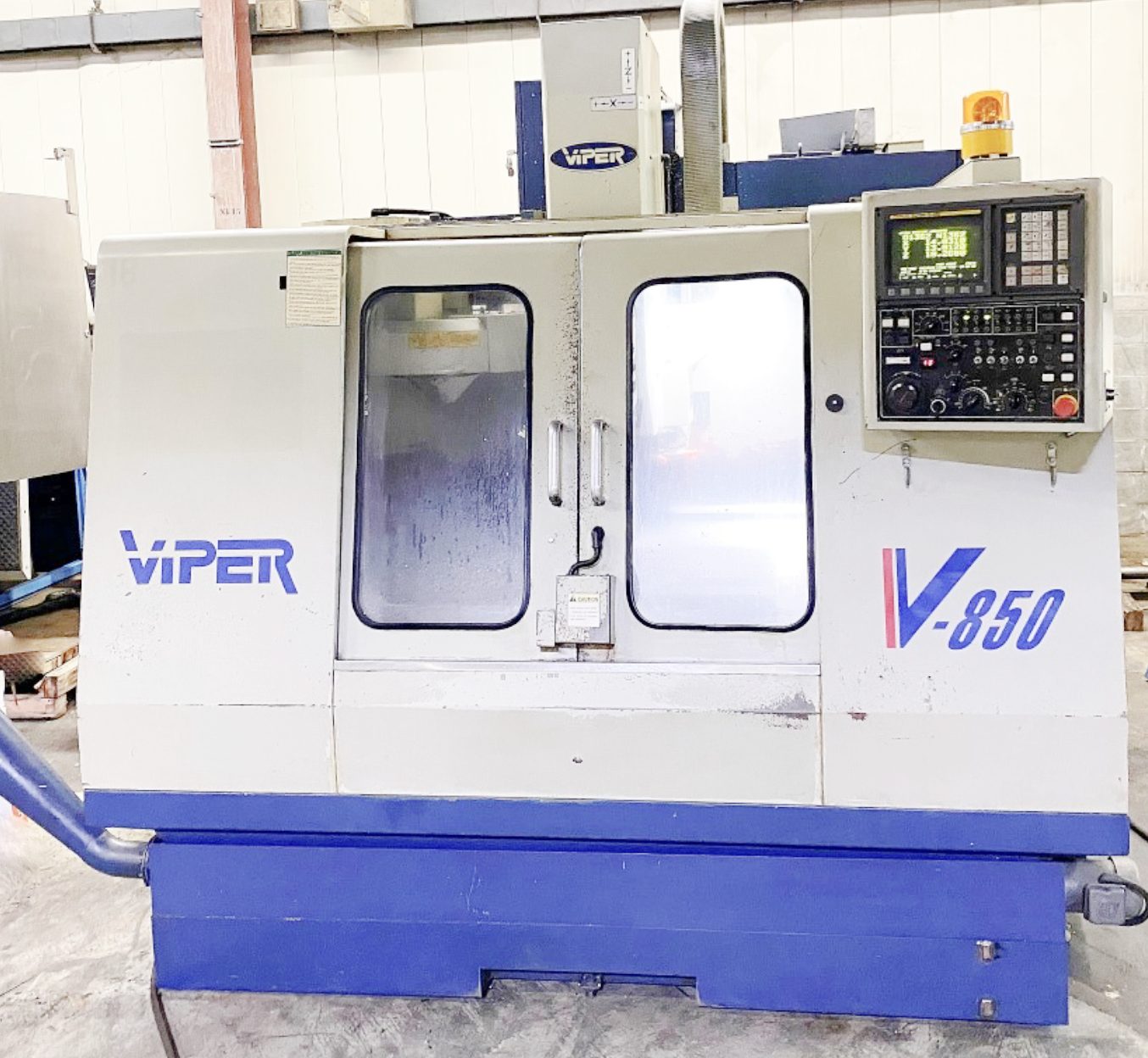Mighty Viper VMC 850 Vertical Machining Center (Used) Item # UE-012722B (Ohio)