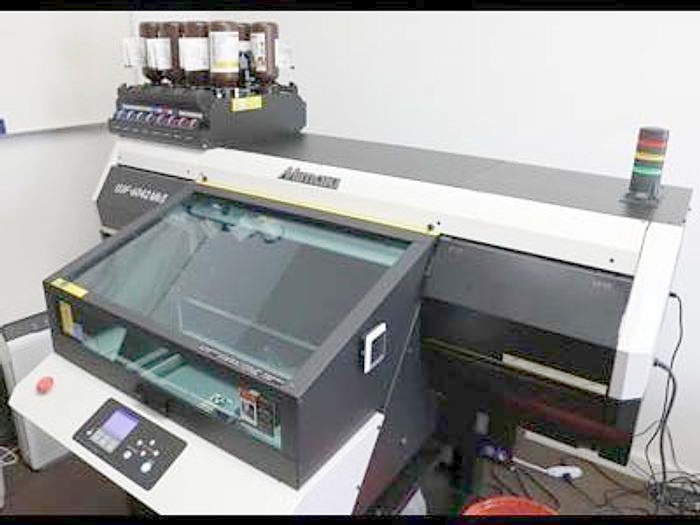 Mimaki UJF-6042mkII Flatbed Printer (Used) Item # UE-042221F (California)