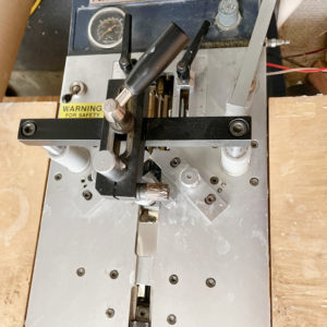 Picture Framing Equipment Lot: ITW AMP / AMP International VN4 Vnailer & C&;H BG6100 Wall Cutter (Used) Item # UE-062221A (North Carolina)