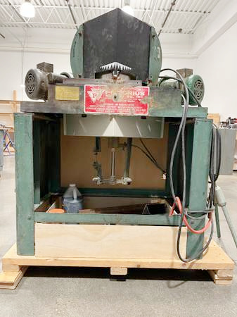 Equipment Lot: Inmes IM-5P Underpinner Joiner & Pistorius MN-200 Double Miter Saw (used) Item # UE-010422A (Rhode Island)